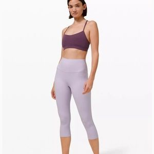 Lululemon Align High-Rise Crop 21" in Lavender Dew - Size 8